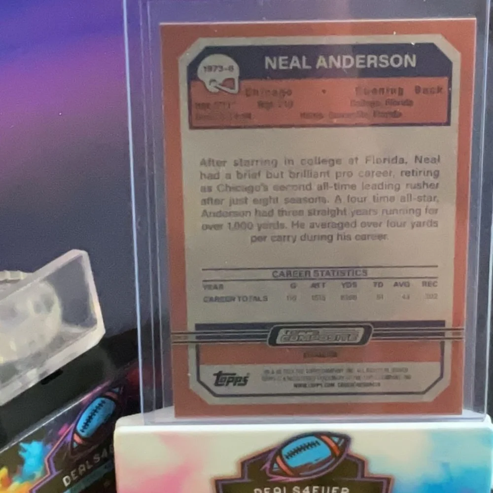 Neal Anderson Chrome Refractor